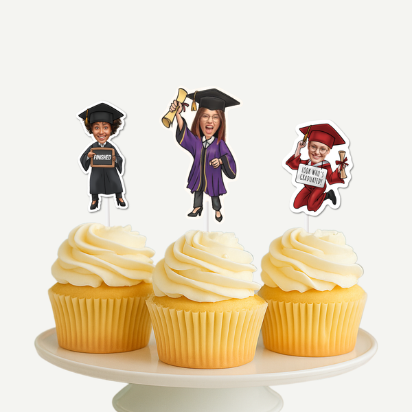 Graduation Cupcake Toppers