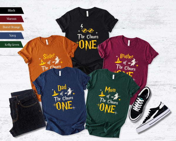 The Chosen One Birthday Party Shirts, Birthday family