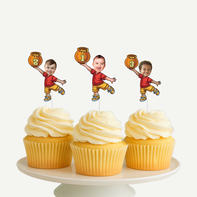 Honey Pot Cupcake Toppers