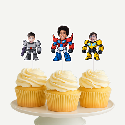 Transformers Cupcake Toppers