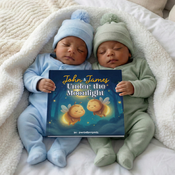 Personalized Kids Book - Goodnight Twin Book
