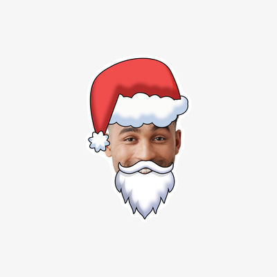 Christmas Sticker Personalized Holiday Sticker Party Favor Goodie Bag