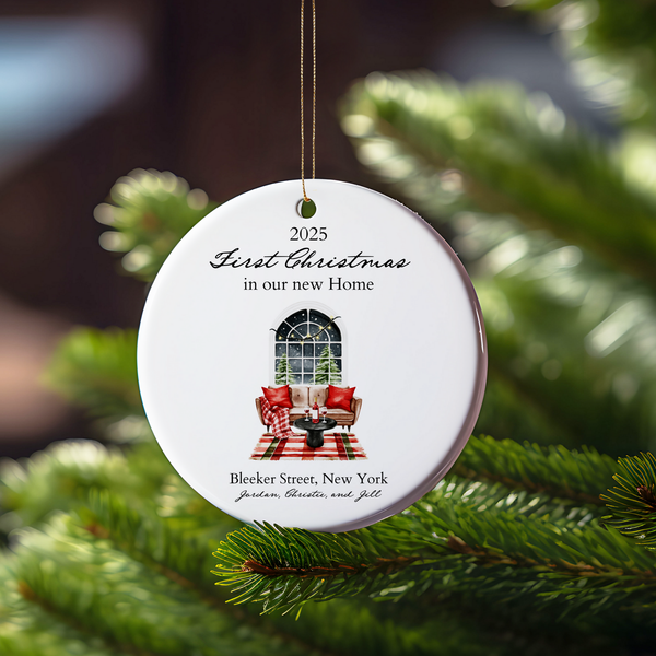 Personalized Christmas Ornaments – Custom Ceramic Keepsake