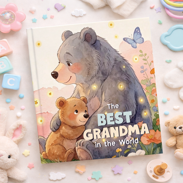 Personalized Kids Book - The Best Grandma in the World Book