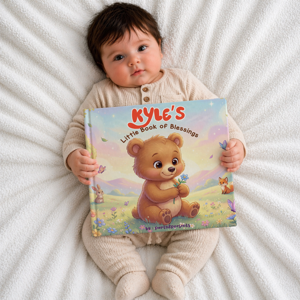 Personalized Children's Book: Little Book of Blessings Christening Gift for Kids