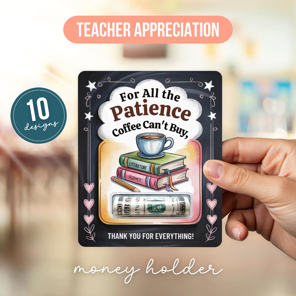 Personalized Money Holder - Custom Thank You Gift