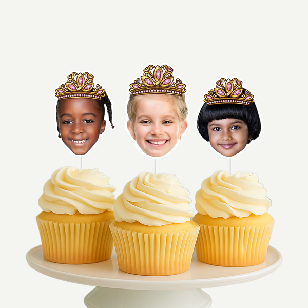 Photo Princess Cupcake Toppers