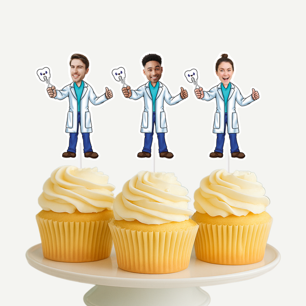 Dentist Cupcake Toppers