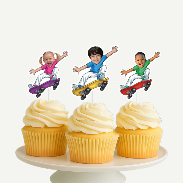 Skater Cupcake Toppers
