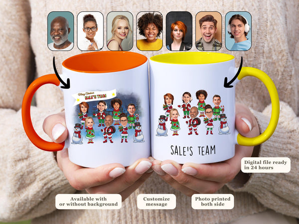 Custom Christmas Family Mug Christmas Gift for Mom