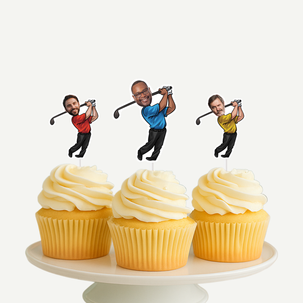 Golf Cupcake Toppers