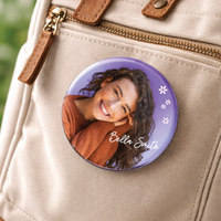 Custom Face Button Pins – Personalized Photo Portrait Badges