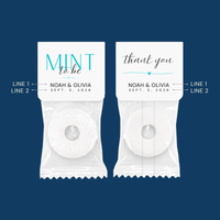 Mint to Be Personalized Wedding Favors