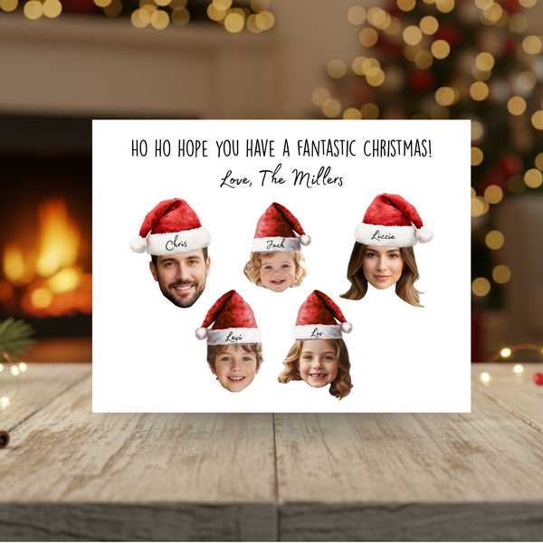 Christmas Hats Greeting Cards