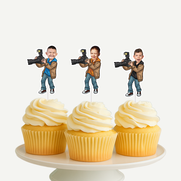 Photographer Cupcake Toppers