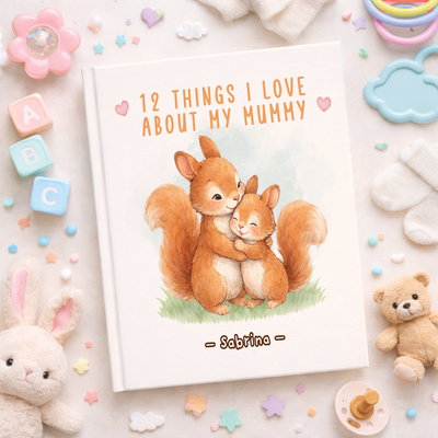 Personalized Mother's Day Story Book Gift for Mom: 12 Things I Love About My Mom Book for Mama
