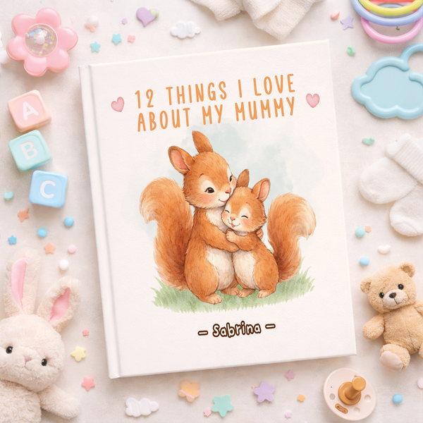 Personalized Mother's Day Story Book Gift for Mom: 12 Things I Love About My Mom Book for Mama