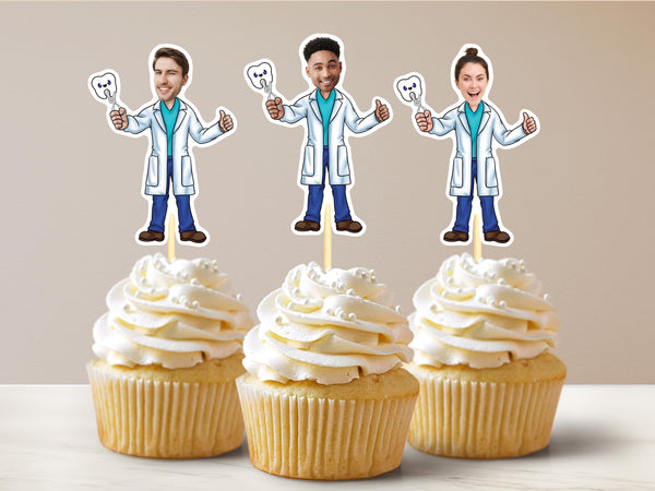 Dentist Cupcake Toppers