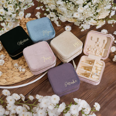 Personalized Jewelry Box Custom Jewelry Case with Name Gift Accessory
