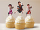 Custom Sushi Chef Cupcake Toppers