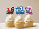 Train Conductor Personalized Face Cupcake Toppers