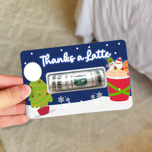 Christmas Money Holder - Thanks a Latte