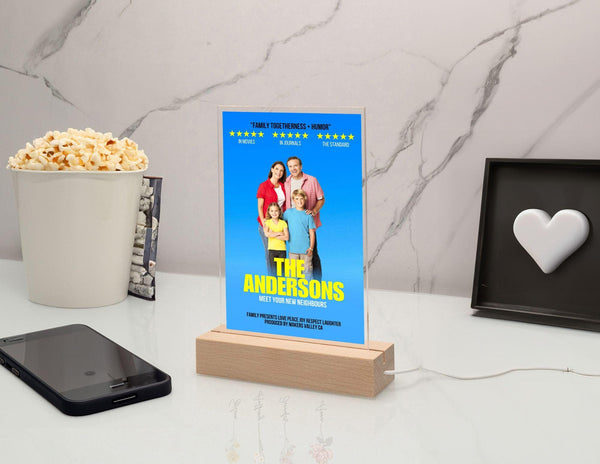 Personalized Movie Poster Lamp Custom Acrylic Photo Lamp