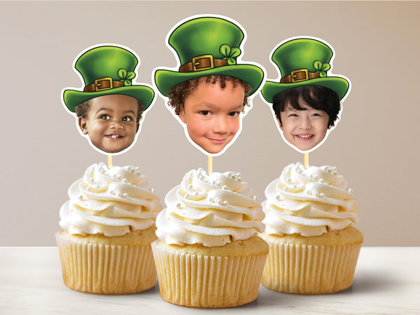 St Patricks Day Cupcake Toppers