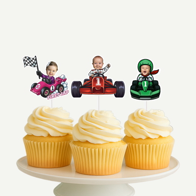 Racing Car Cupcake Toppers