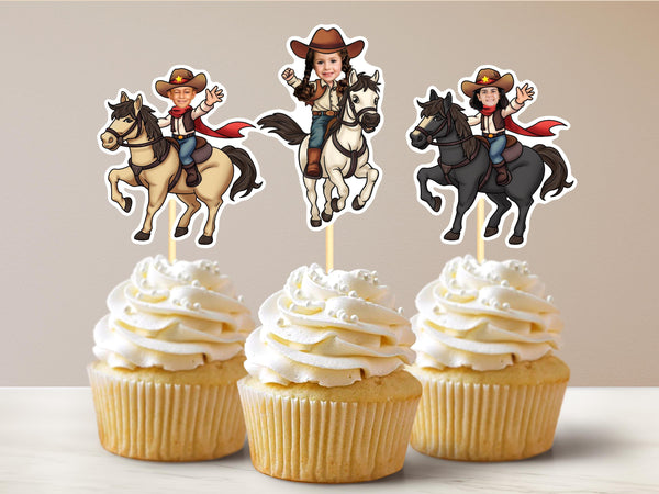 Rodeo Cupcake Topper