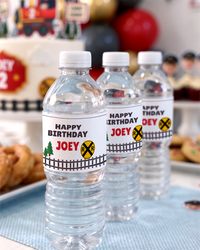 Chugga Chugga Two Two Personalized Water Bottle Labels