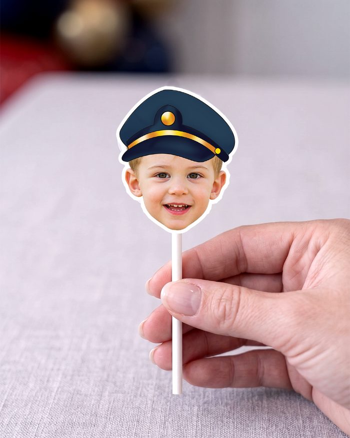 Chugga Chugga Two Two Personalized Cupcake Toppers
