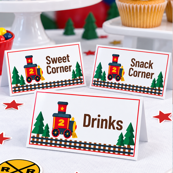 Chugga Chugga Two Two Personalized Food Labels
