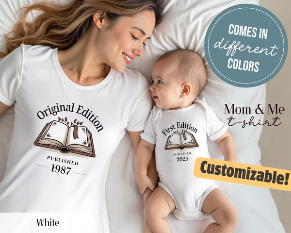 Mom And Baby Matching T-shirt Matching Mom Daughter Custom T-Shirt