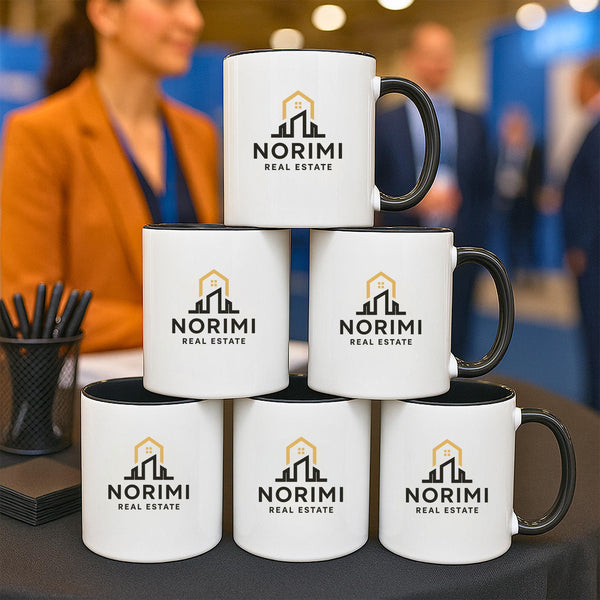 Personalized Ceramic Mug - Company Mug with Business