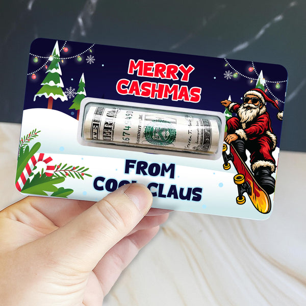 Funny Christmas Money Holder Card - Merry Cashmas