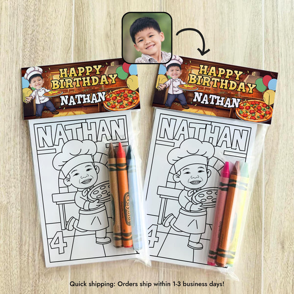 Custom Pizza Coloring Pages Pizza Party Personalized Custom