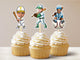 Baseball Personalized Face Cupcake Toppers