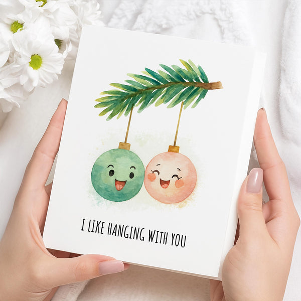 Funny Christmas Card for Husband Wife or Partner