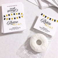 Personalized RetireMINT Candy Labels