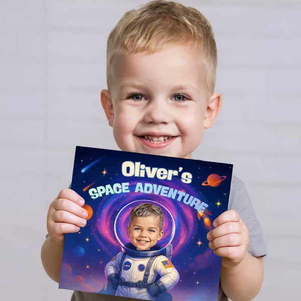 Personalized Kids Book with Name | Space Adventure Book