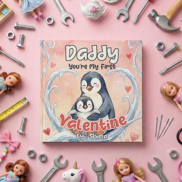 Personalized Valentine Story Book for Kids: You’re My First Valentine Daddy